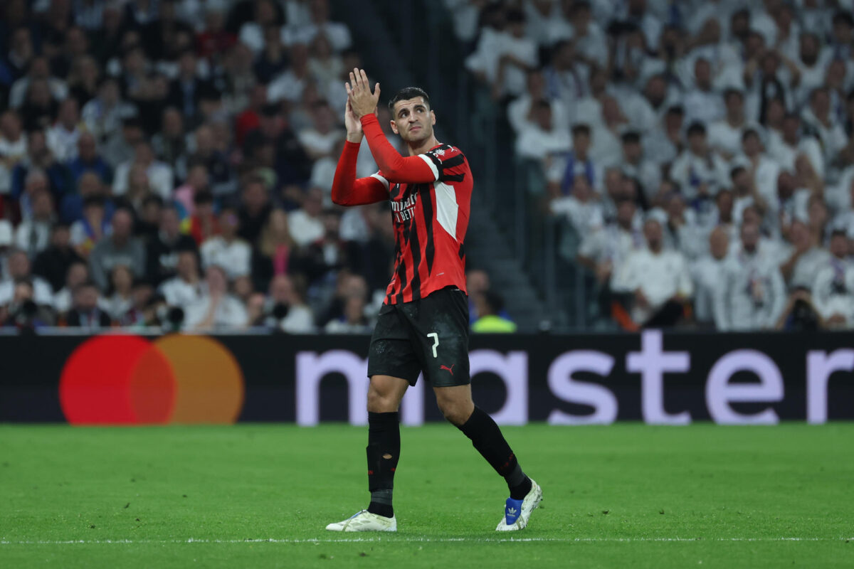 El delantero español Álvaro Morata en un partido de Liga de Campeones en el Santiago Bernabéu. EFE/Kiko Huesca/archivo